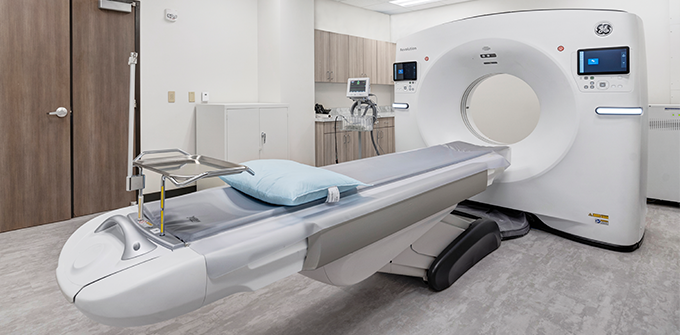 CT scan machine