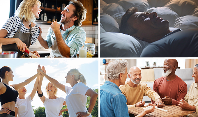 Patient reviewing normal brain MRI results and next steps with healthcare provider