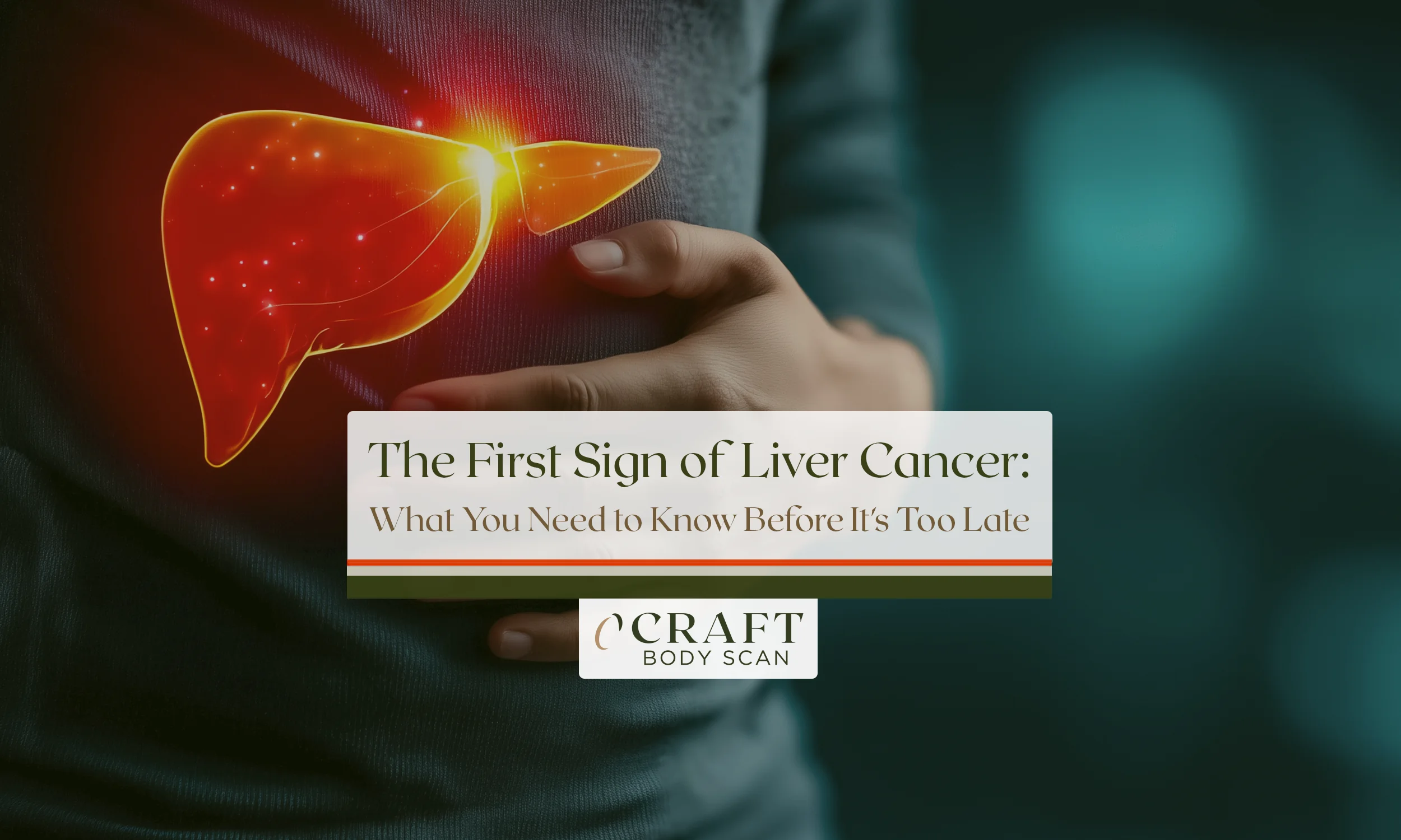 Early signs of liver cancer complete guide showing liver anatomy and warning symptoms for early detection